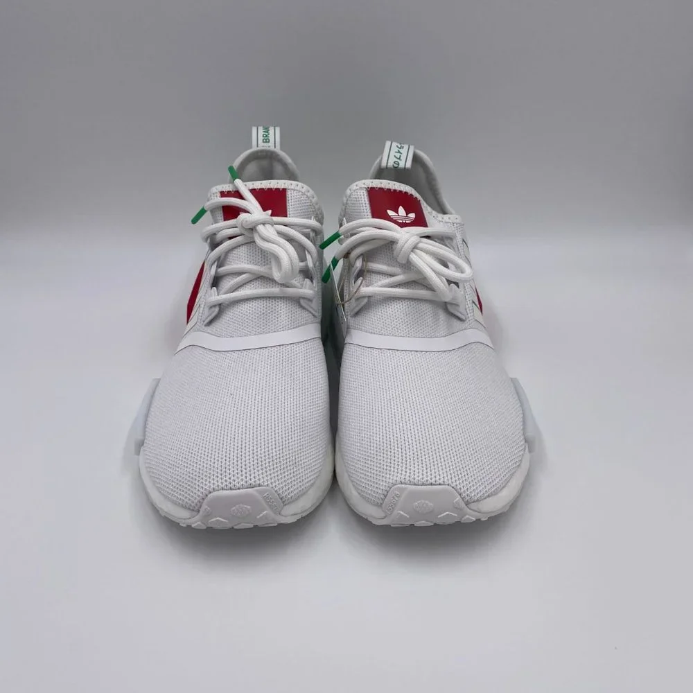 adidas NMD R1 White / Green Womens Shoes